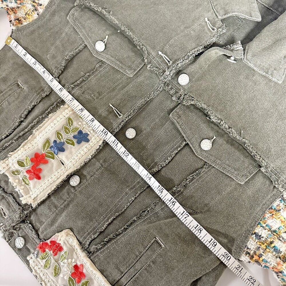 *NEW* POL Olive Embroidered Jacket - Picture 11 of 12